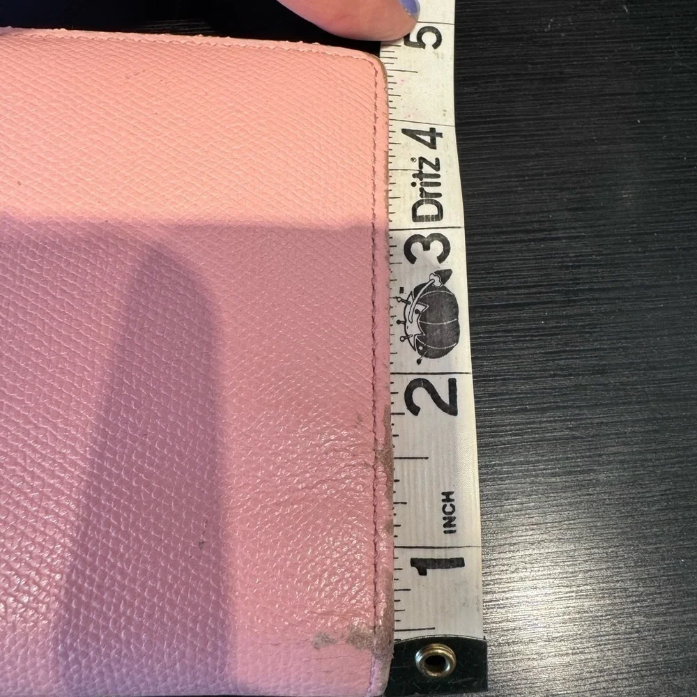 Chanel Vintage enamel snap large pink Wallet 100% AUTHENTIC !!